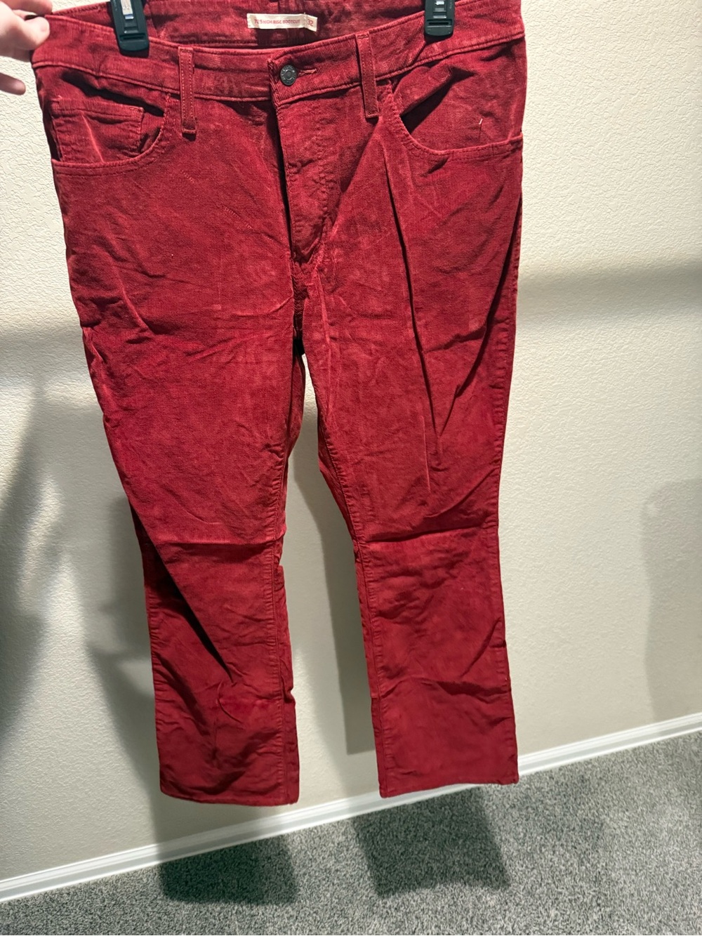 Levi's Red Corduroy Pants